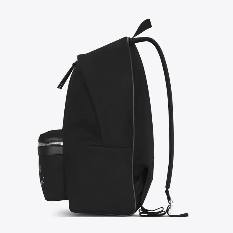 Cheap Saint Laurent City Backpack In Logo Signature Canvas Black 0130