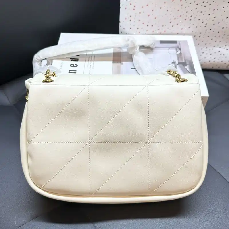 Cheap Saint Laurent Small Jamie 4.3 Bag In Lambskin White Gold 0130