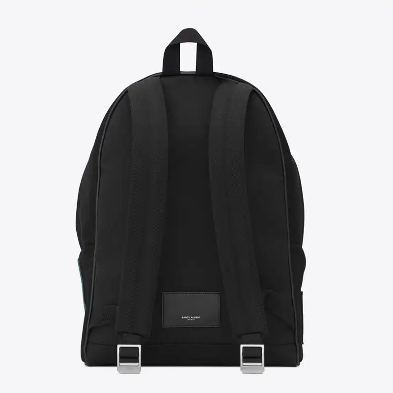 Cheap Saint Laurent City Backpack In Logo Signature Canvas Black 0130