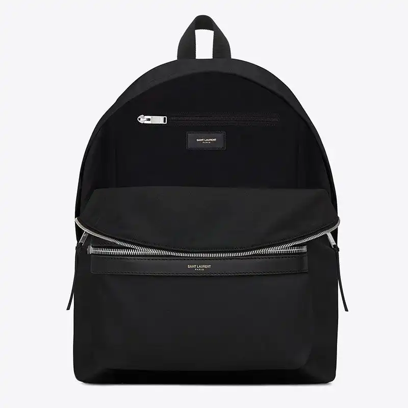 Cheap Saint Laurent City Backpack In Black 0129