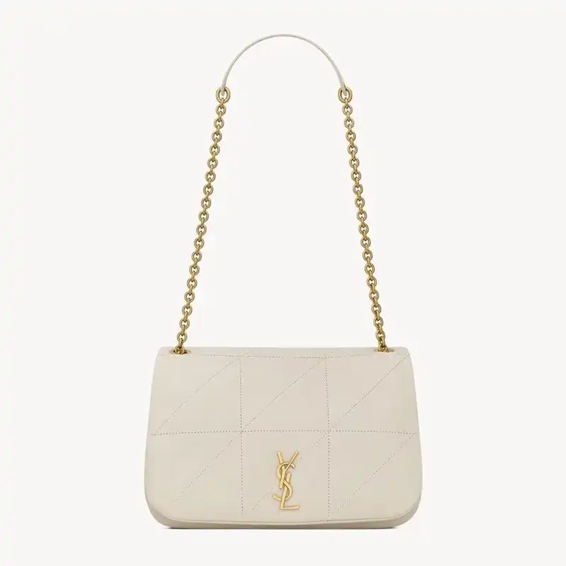 Cheap Saint Laurent Small Jamie 4.3 Bag In Lambskin White Gold 0130